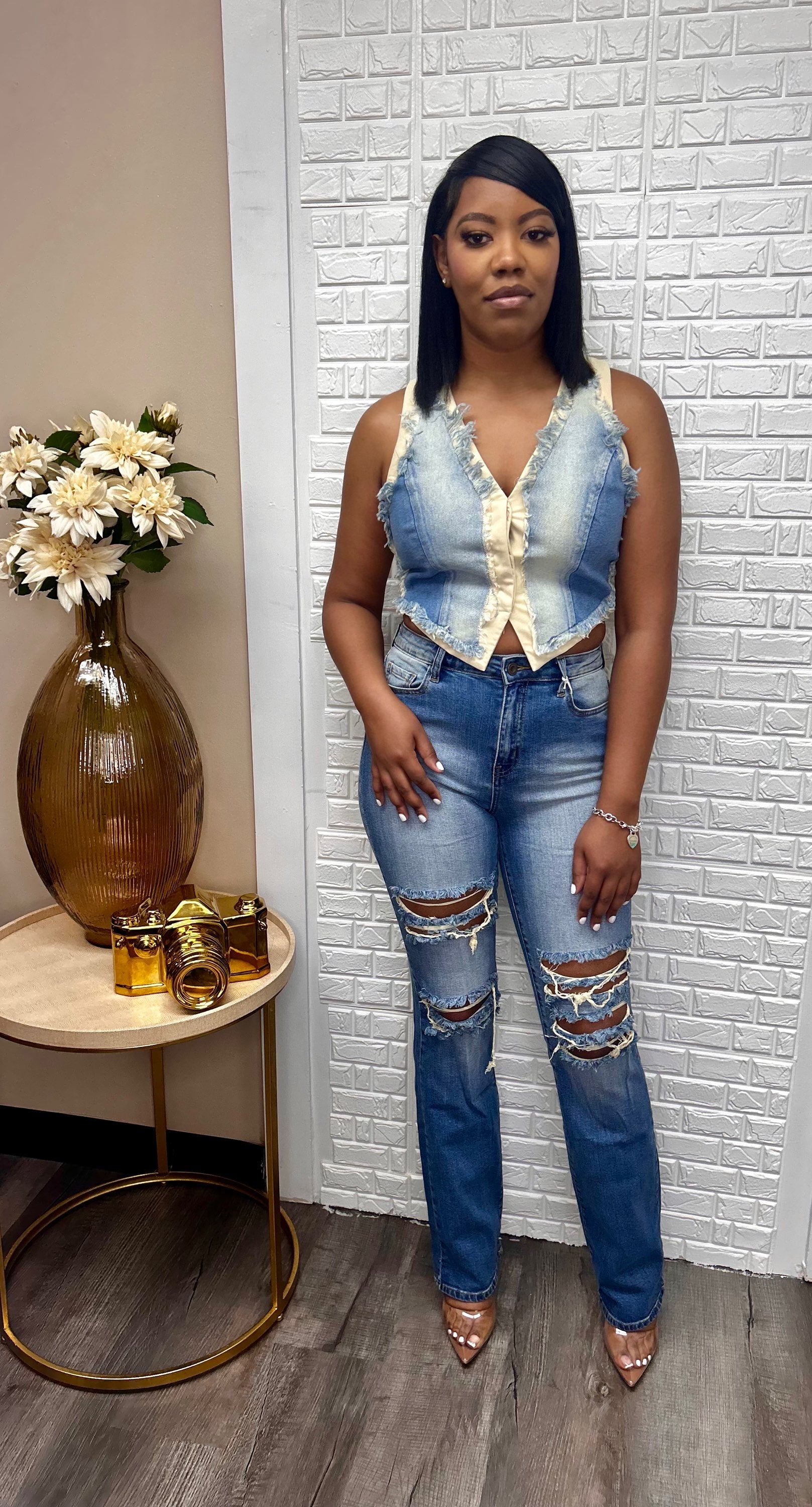 Brittany Lover’s ripped jeans image 6