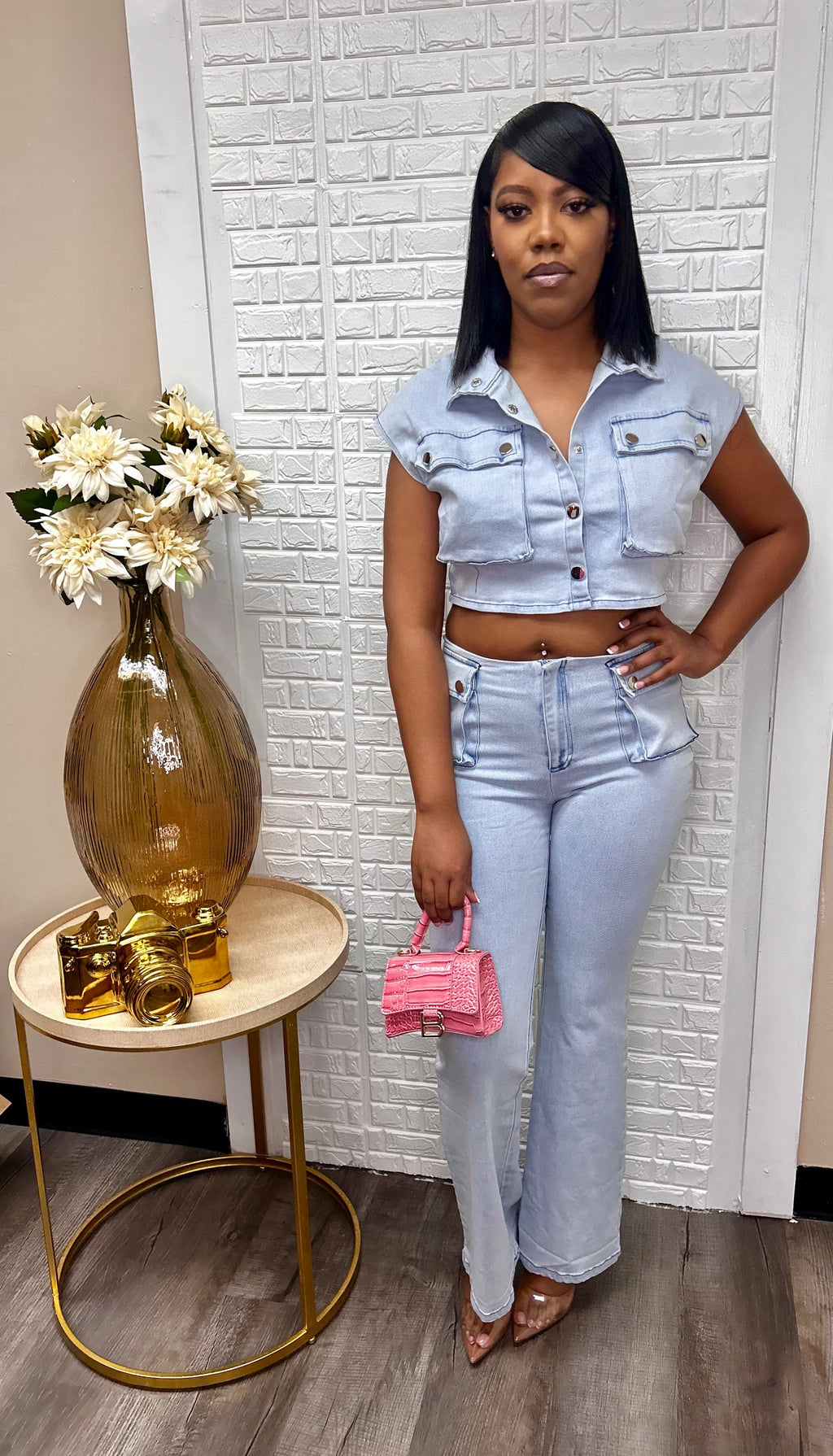 Tosha denim set image 0