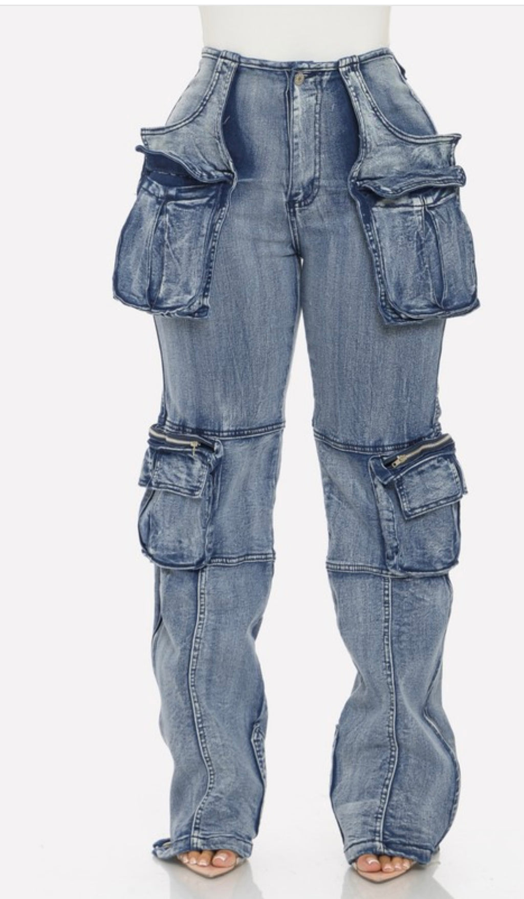 Hammer denim cargos  image 2