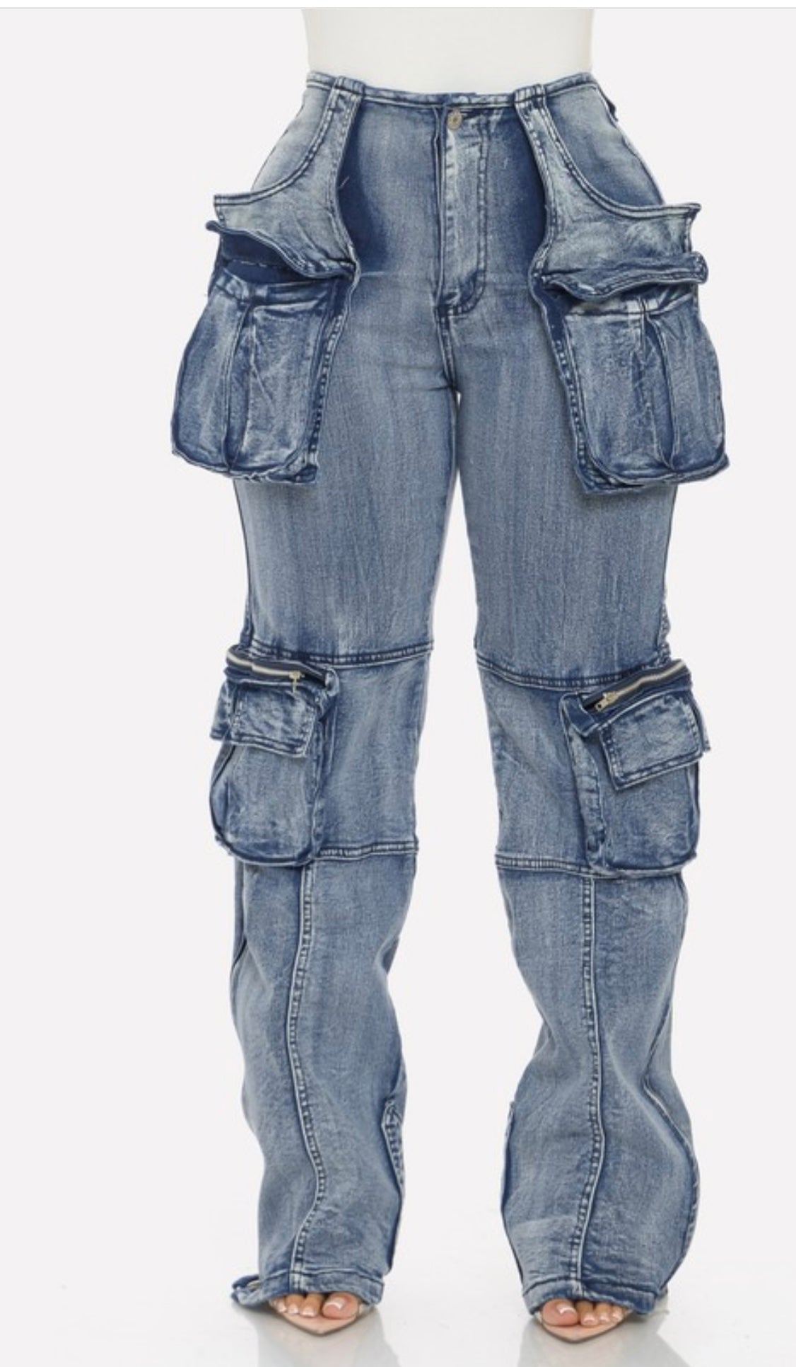 Hammer denim cargos  image 2