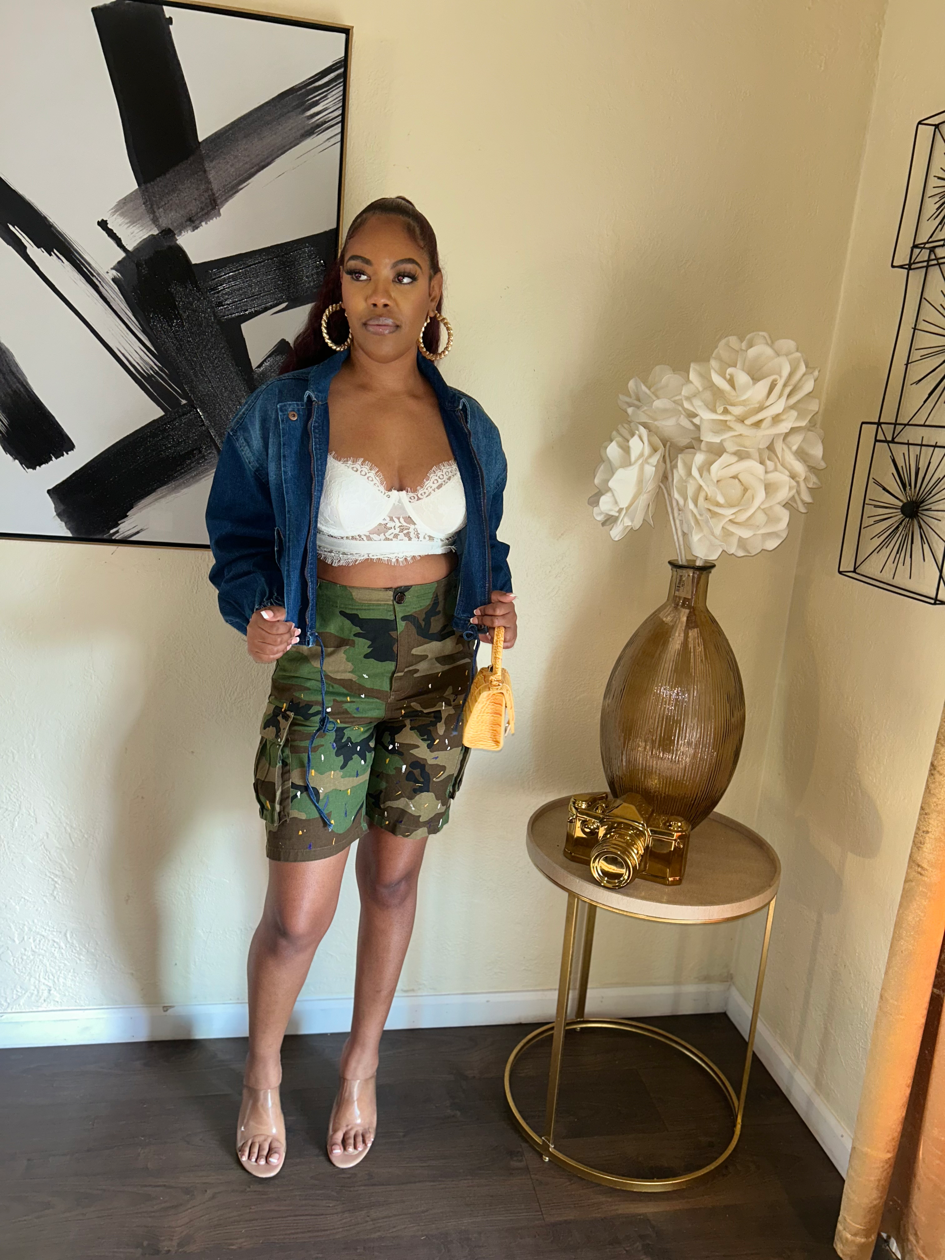 It girl denim jacket  image 3