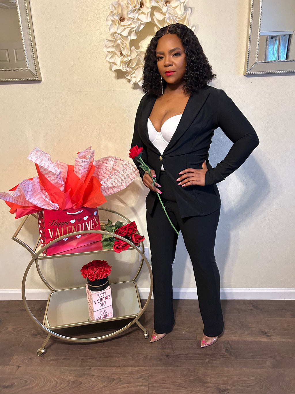 Naomi pants set (black) image 1
