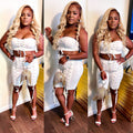 Slay and lace up two piece set  image 0