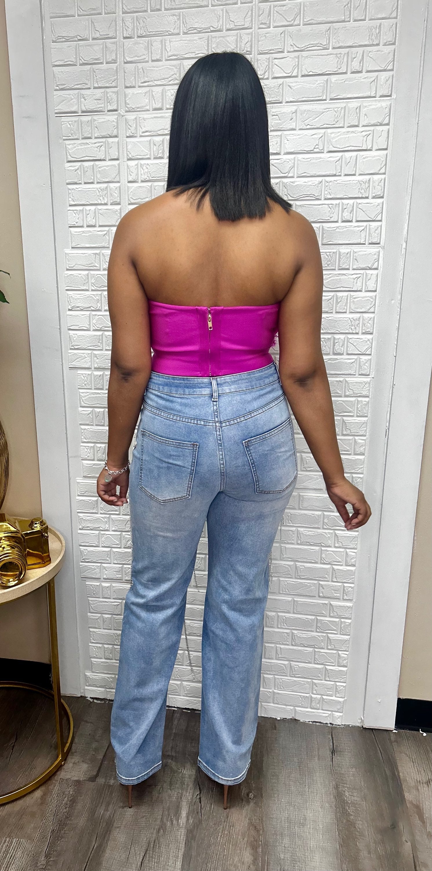 Glitz and glam rhinstone pants image 1