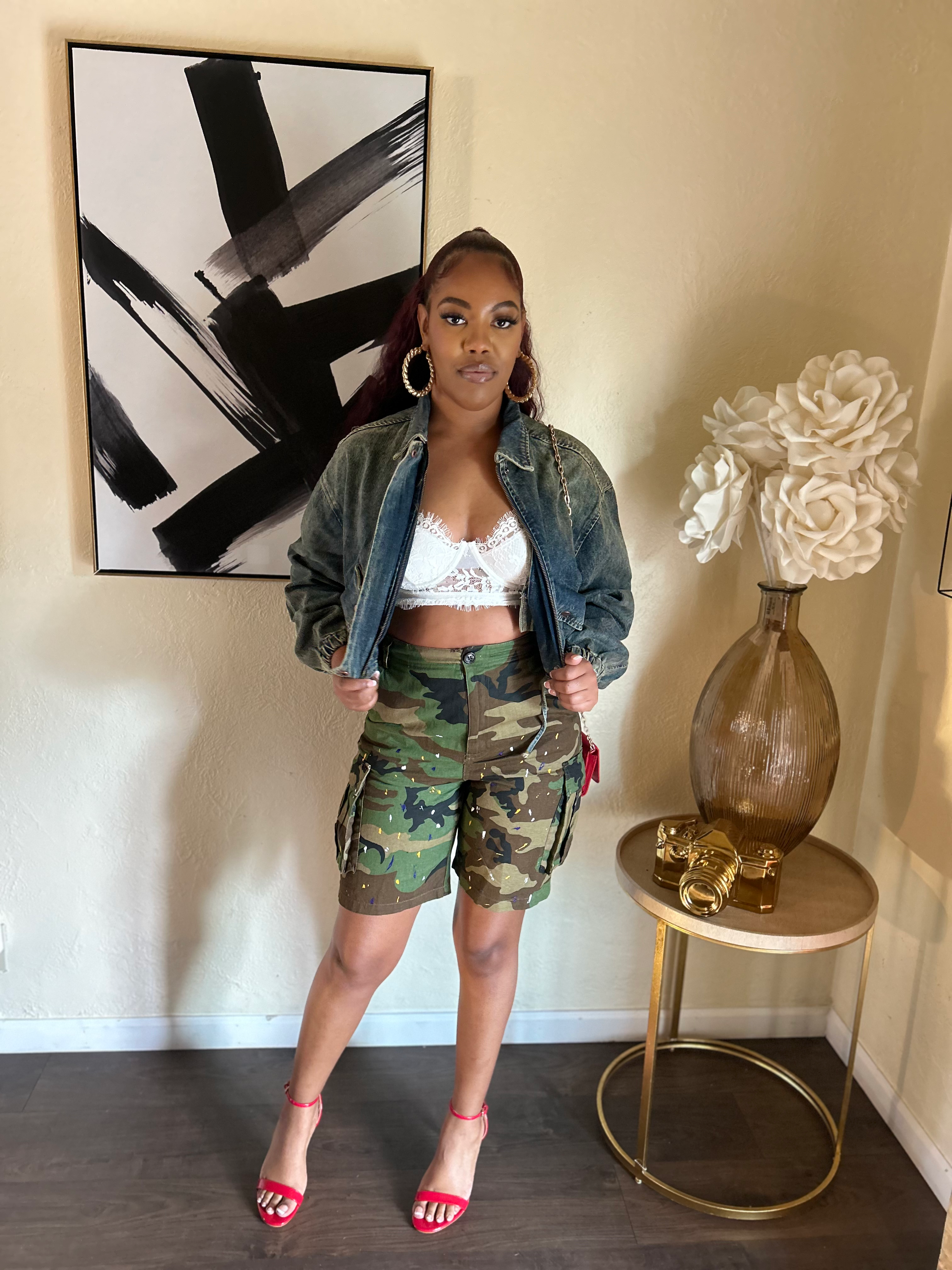 It girl denim jacket  image 0