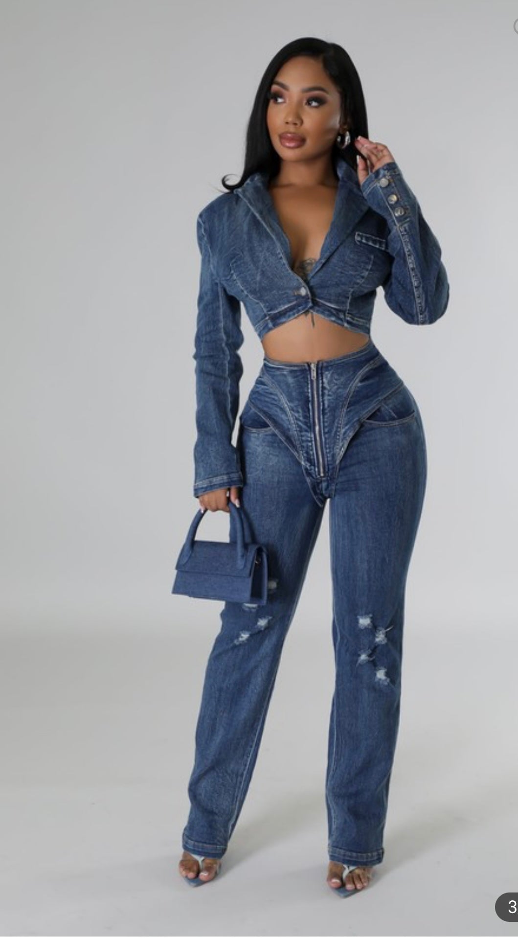 Yonce denim set  image 0