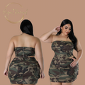 Camo skirt set plus size  image 0