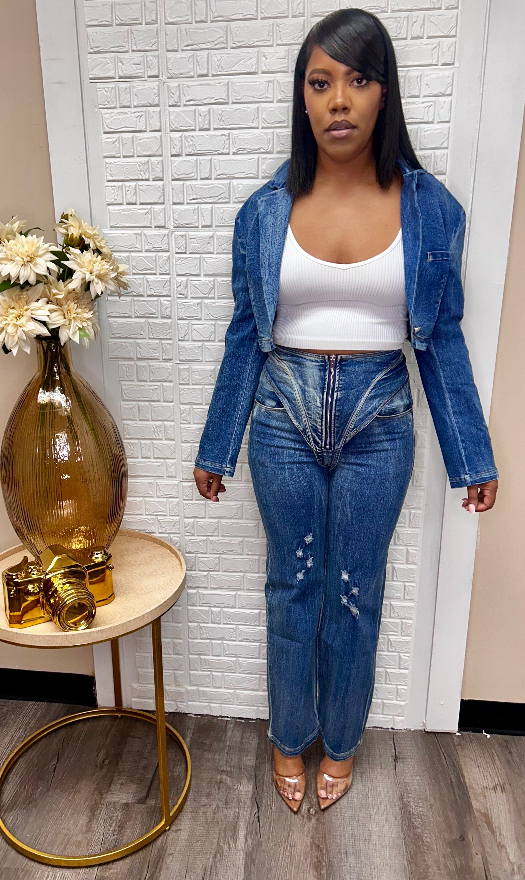 Yonce denim set  image 6