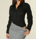 Button down bodysuit dress shirt image 0