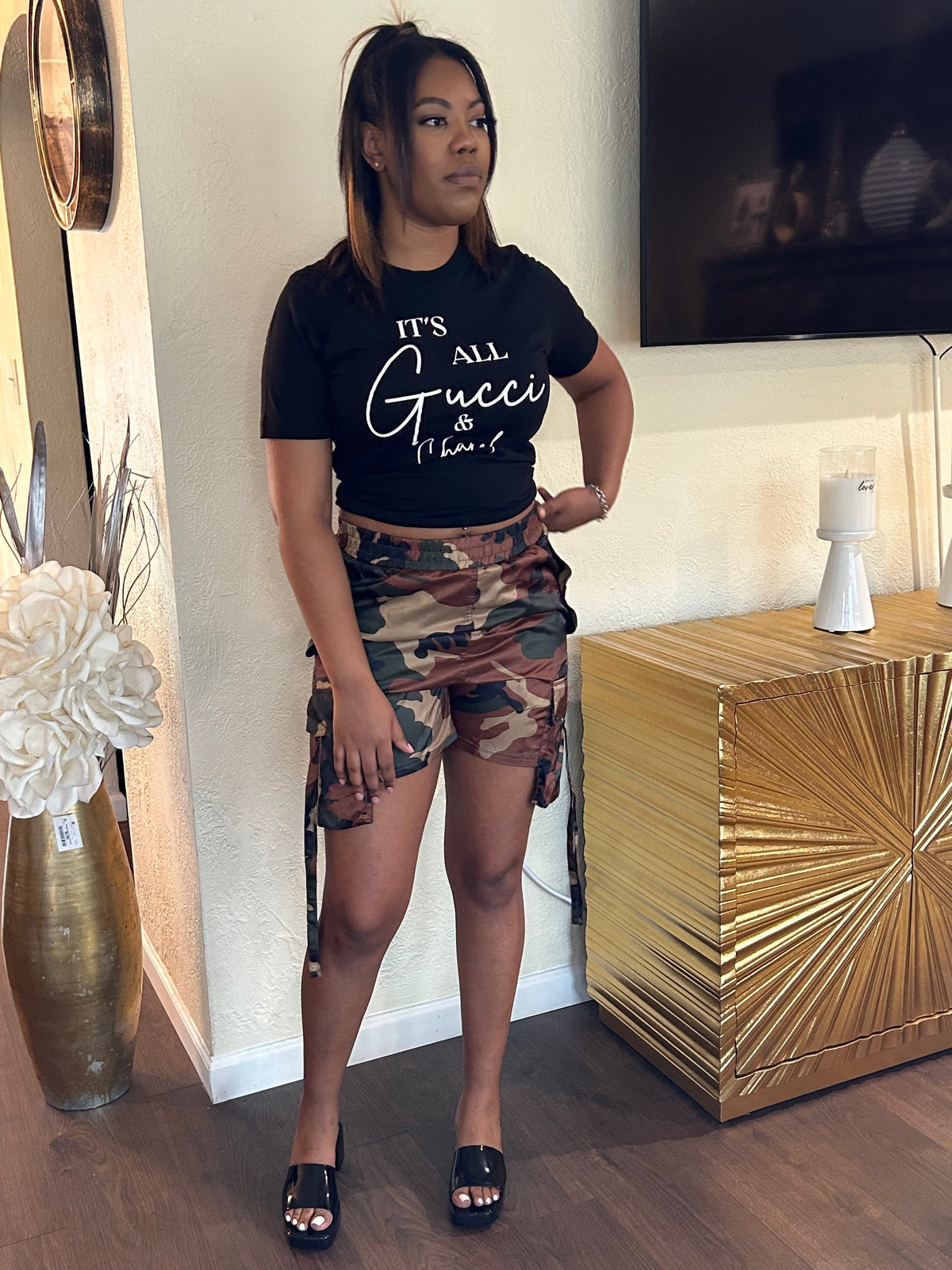 B Camo shorts  image 1