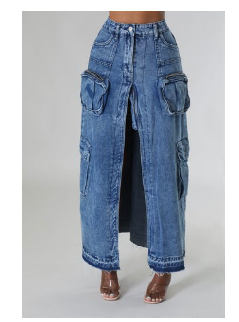 Pretty girl Cargo pouch skirt image 2