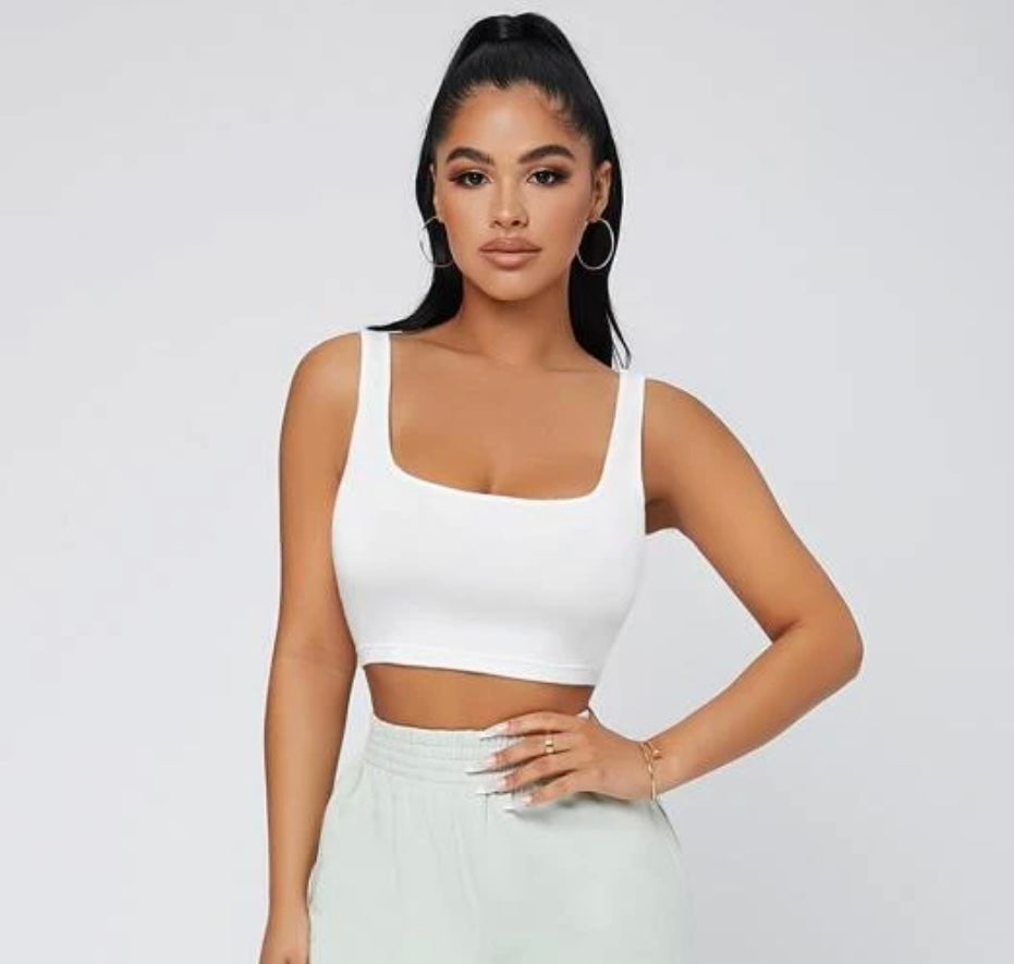Ribbed crop tank  image 0