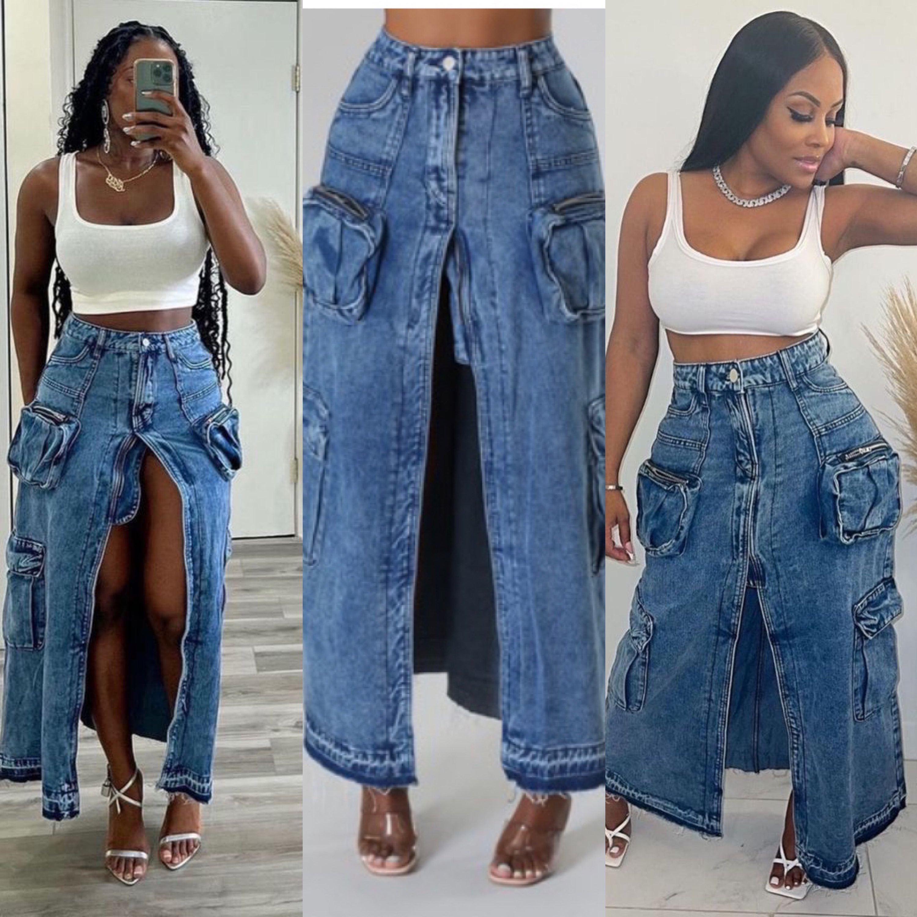Pretty girl Cargo pouch skirt image 1