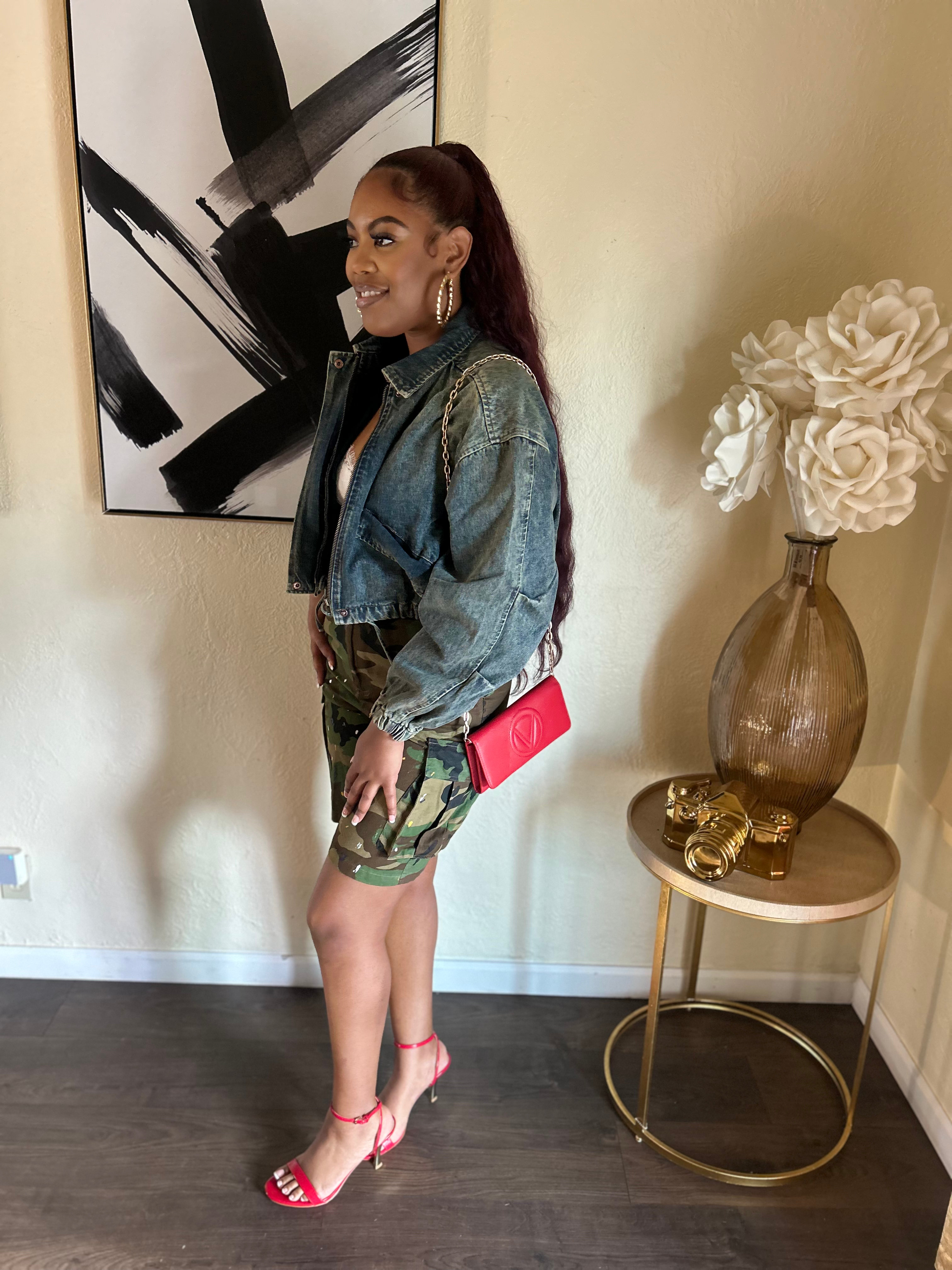 It girl denim jacket  image 1