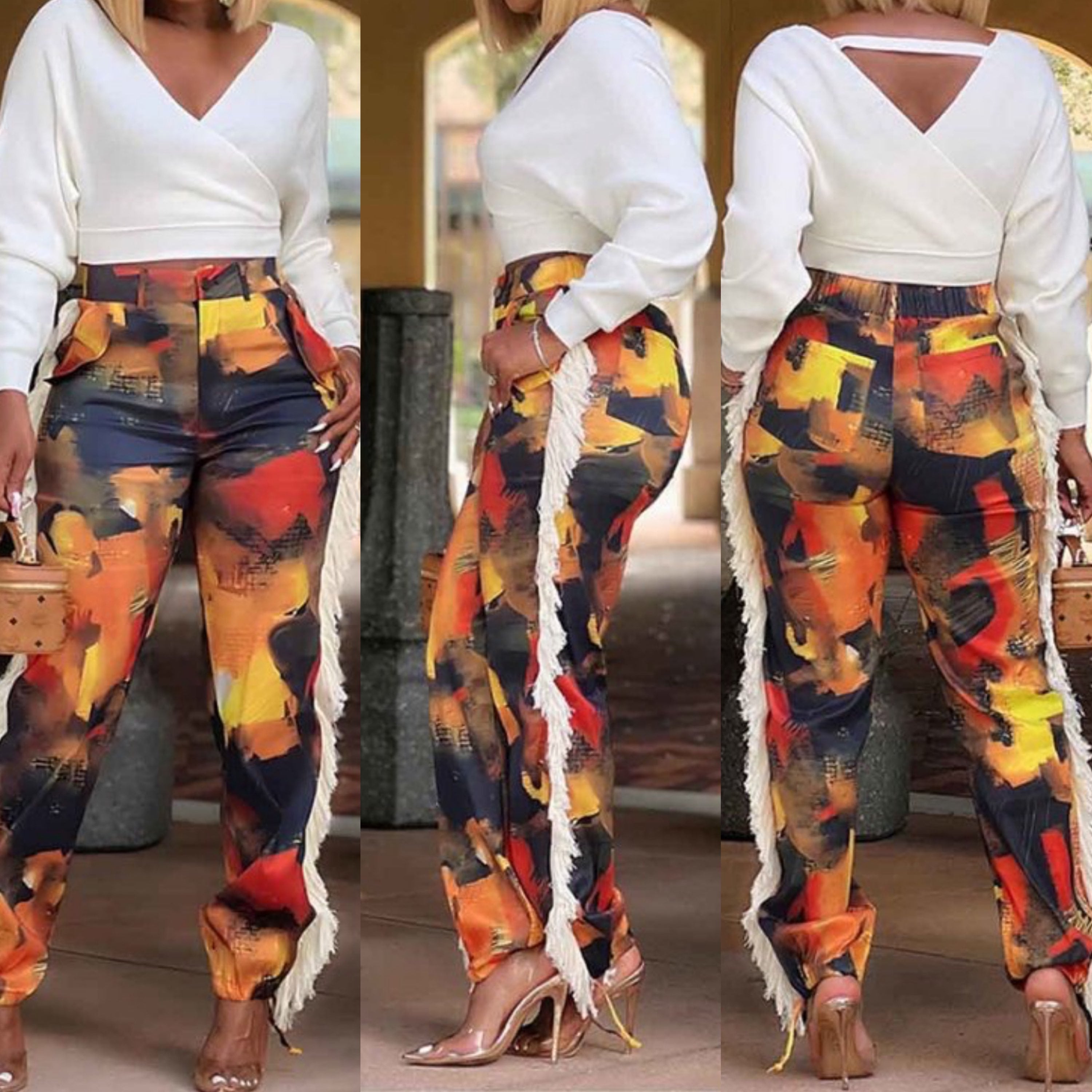 Gone girl fringe pants  image 1