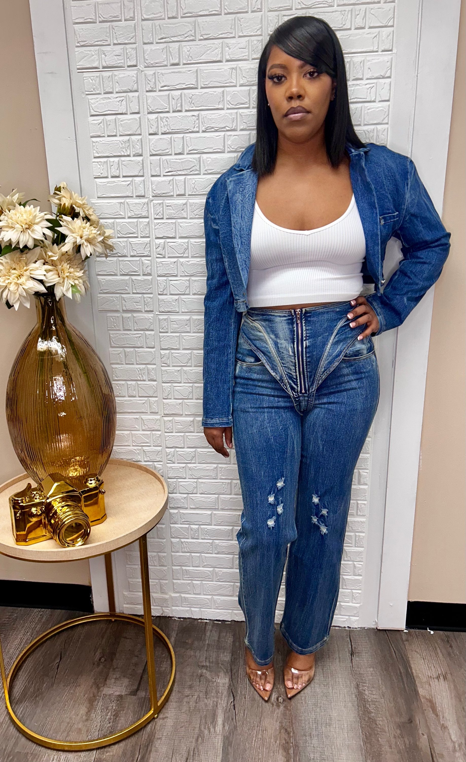 Yonce denim set  image 5