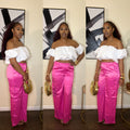 Kelly satin pants image 0
