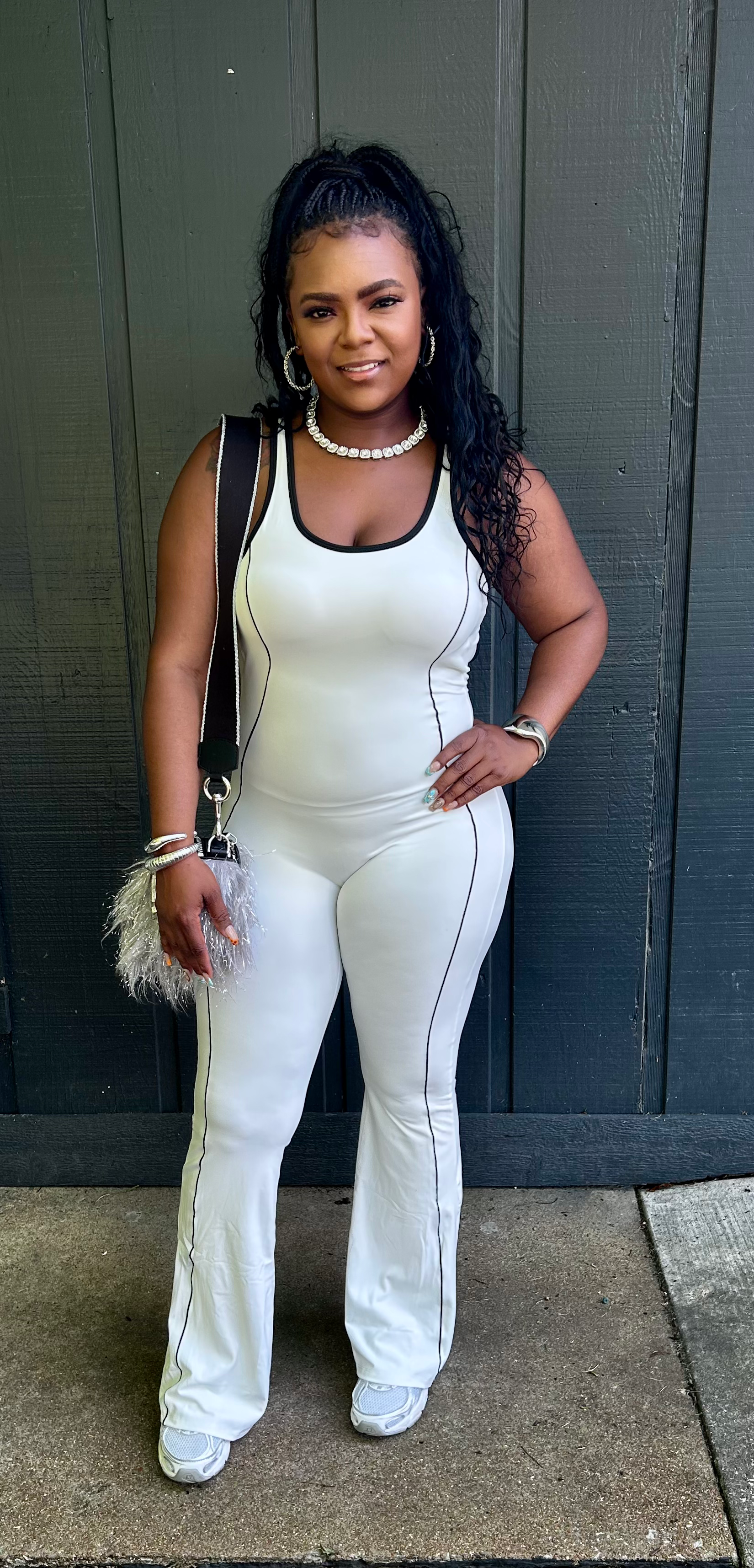 Kelsey racer back jumpsuit  image 0