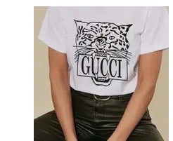 Tiger print graphic tshirt image 1