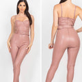 Mary j leather jumpsuit  image 0