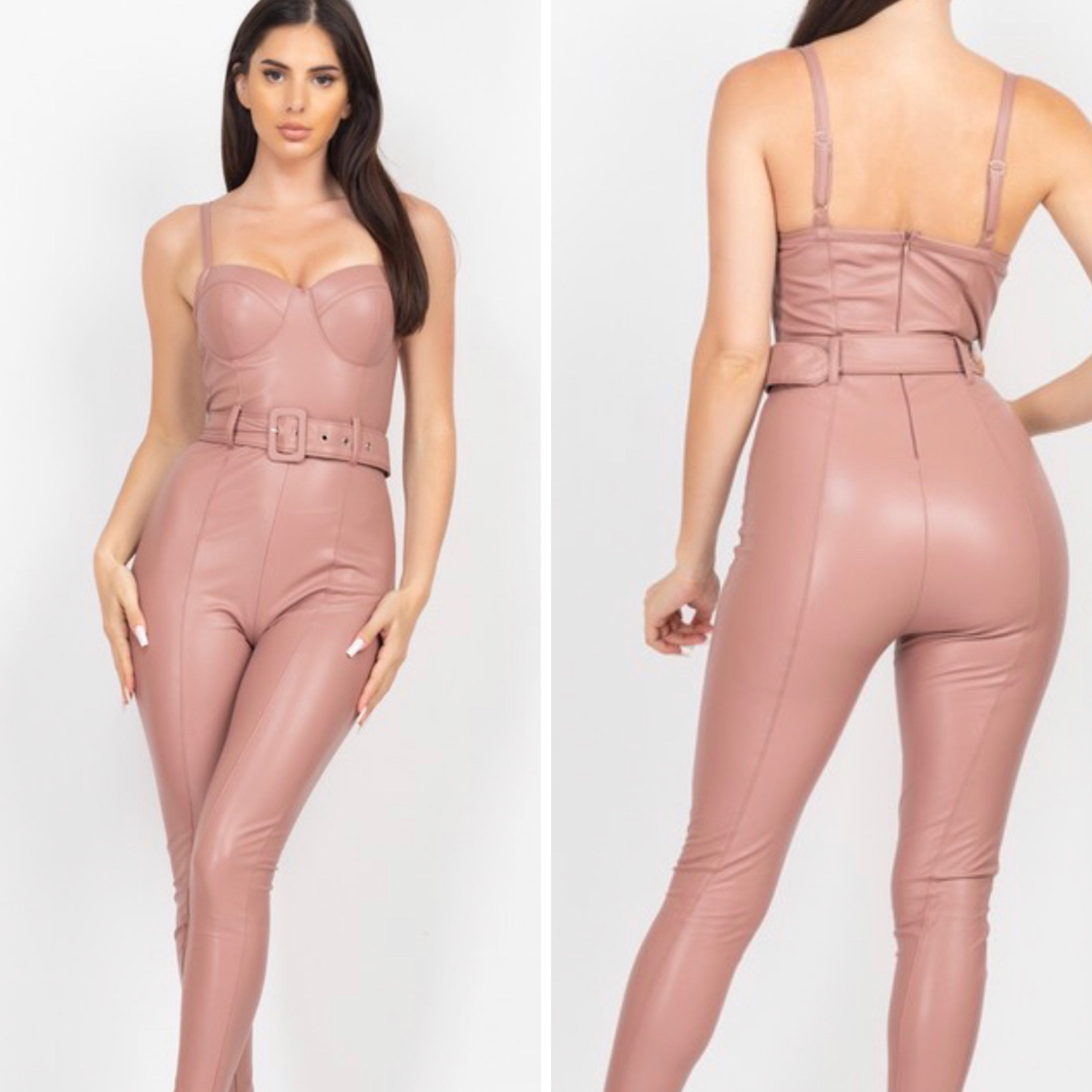 Mary j leather jumpsuit  image 0