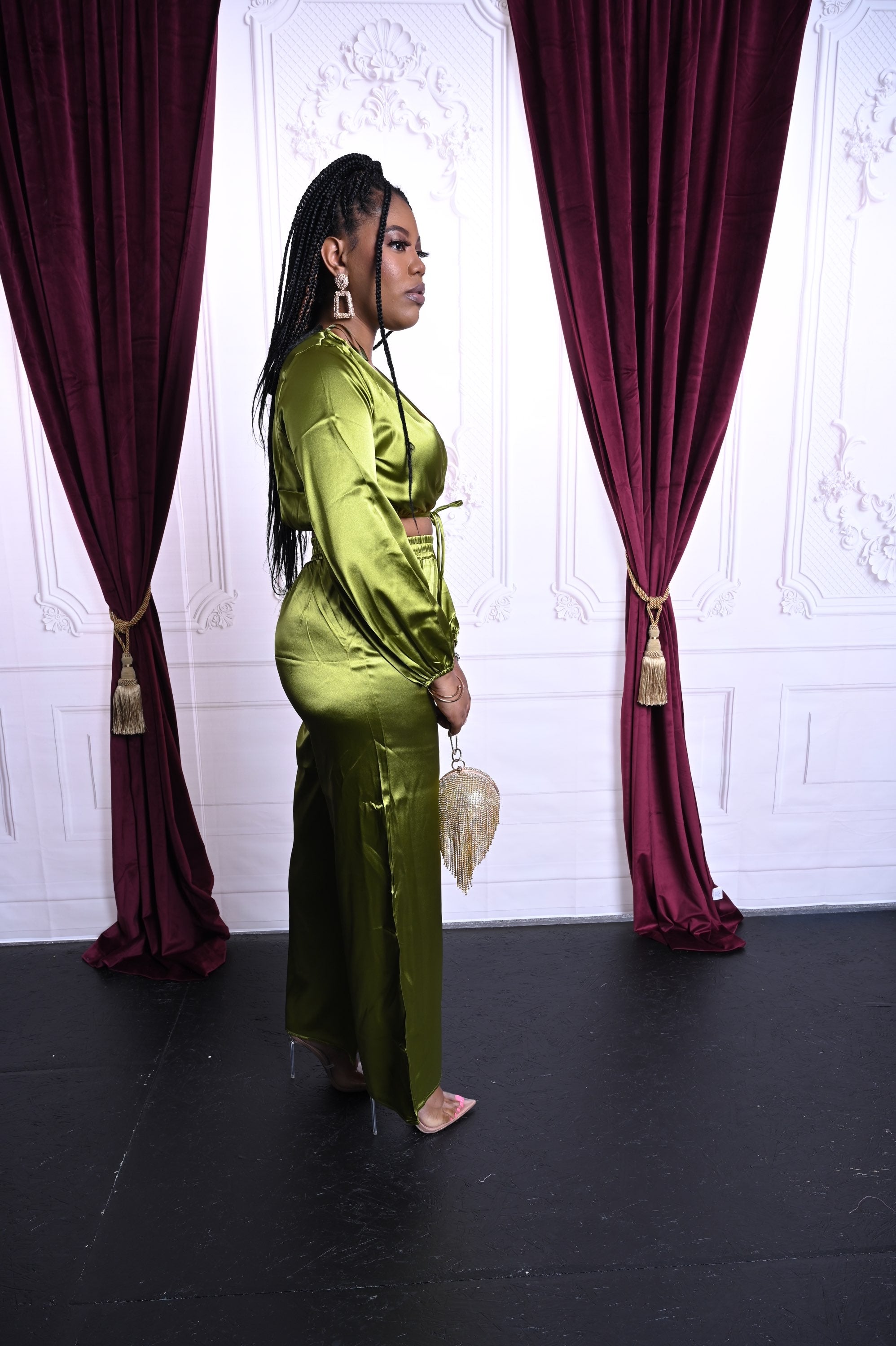 Brittany satin set image 1