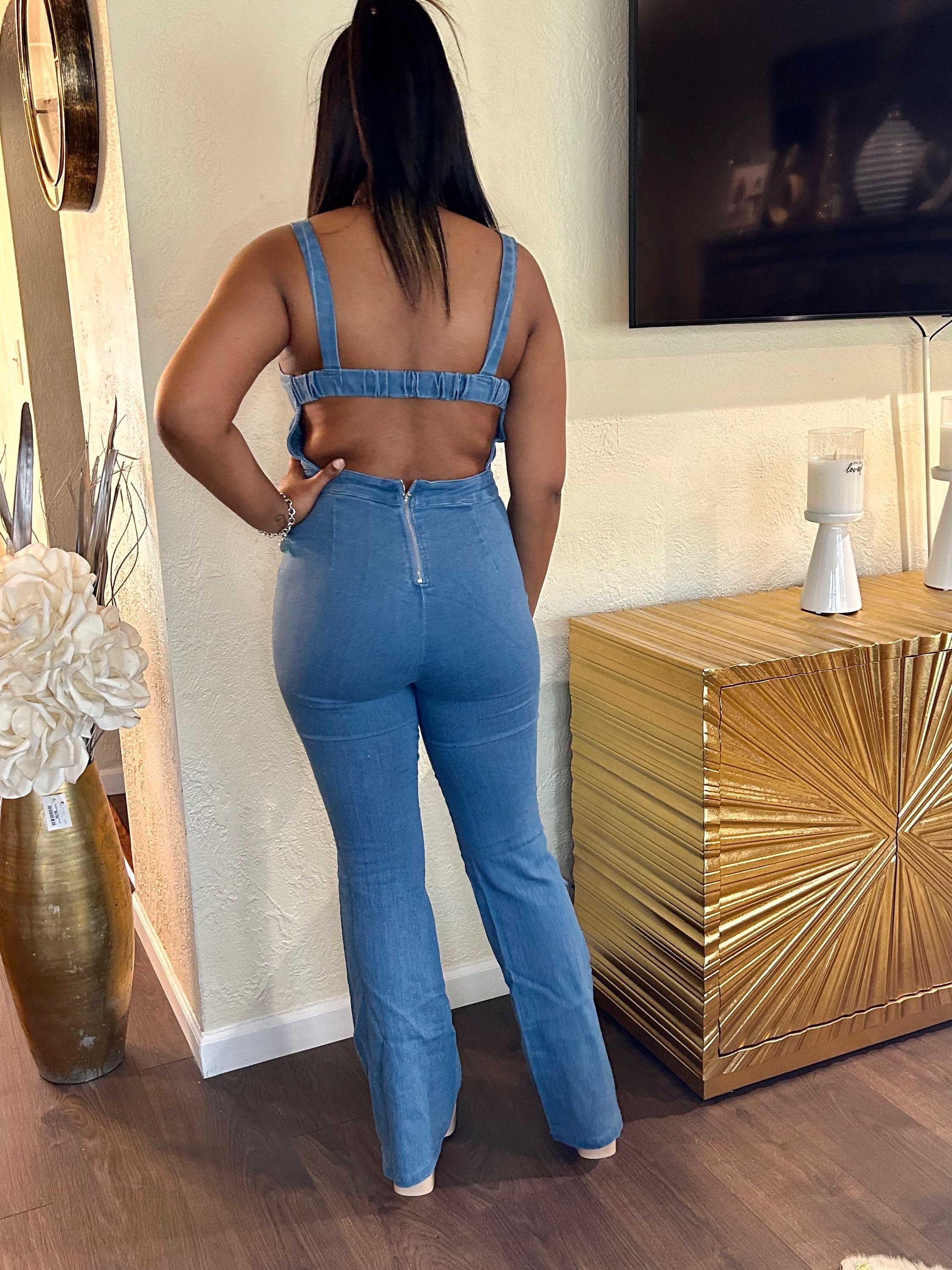 Brittany denim jumpsuit  image 1