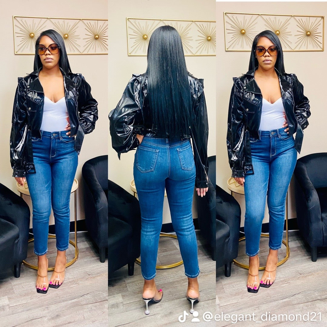 So jade leather top image 0
