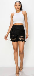 Kay’s Triple ripped boyfriend shorts image 0