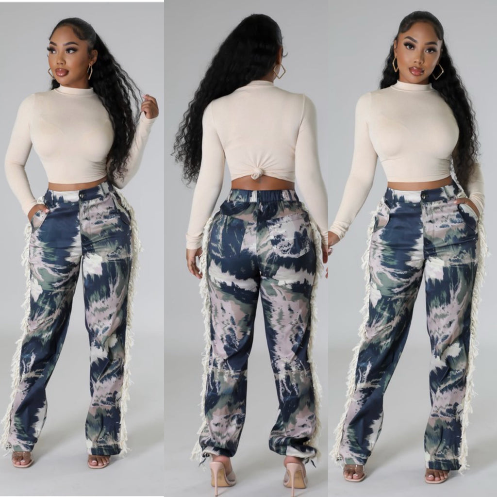 Gone girl fringe pants  image 0