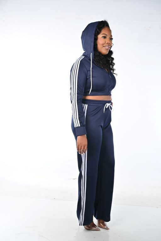 NAVY STRIP TRACK SET