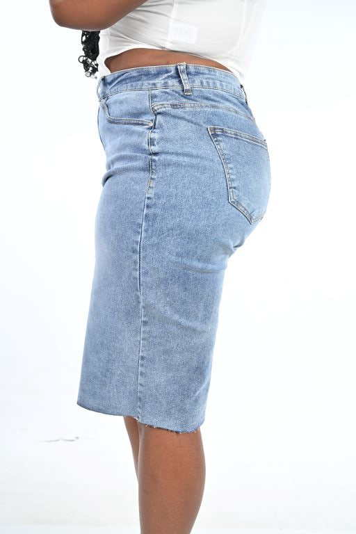 DENIM JORTS