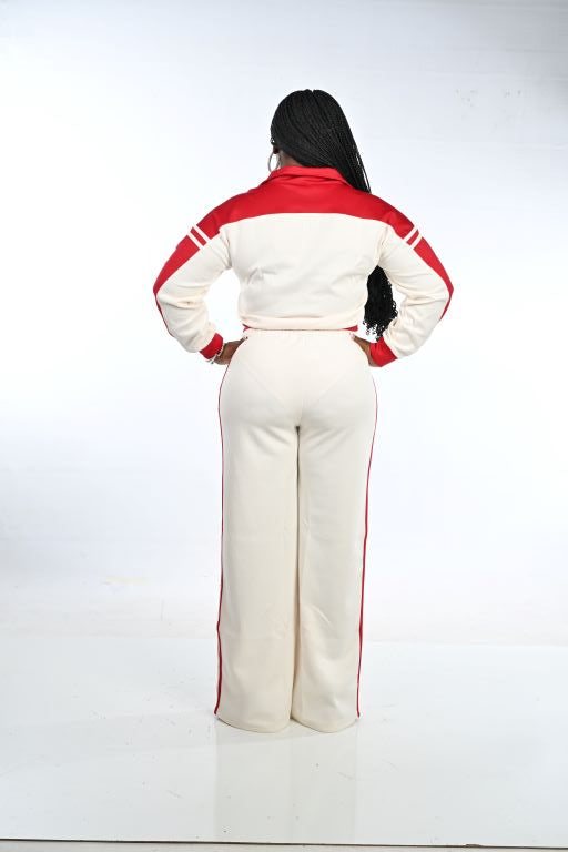 Destiny Stripe Jogger Set