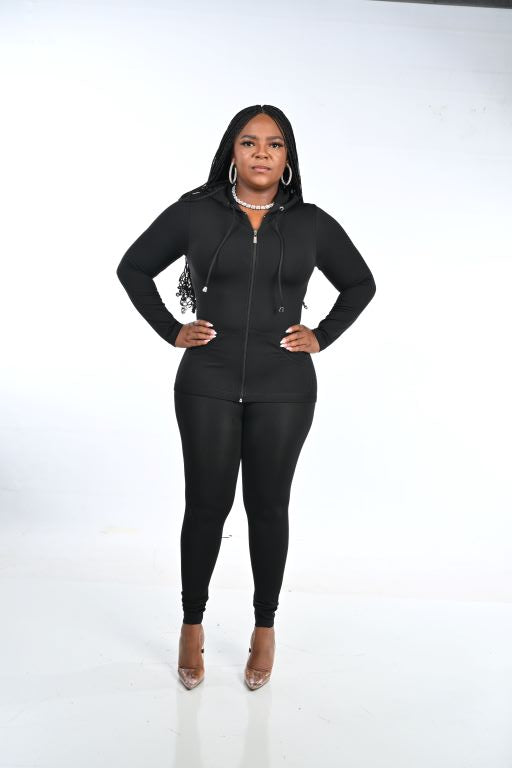 SEAMLESS ZIP UP LEGGING SET