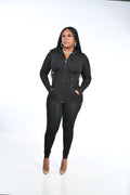 SEAMLESS ZIP UP LEGGING SET