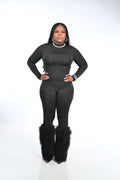 BLACK LONGSLEEVE JUMPSUIT