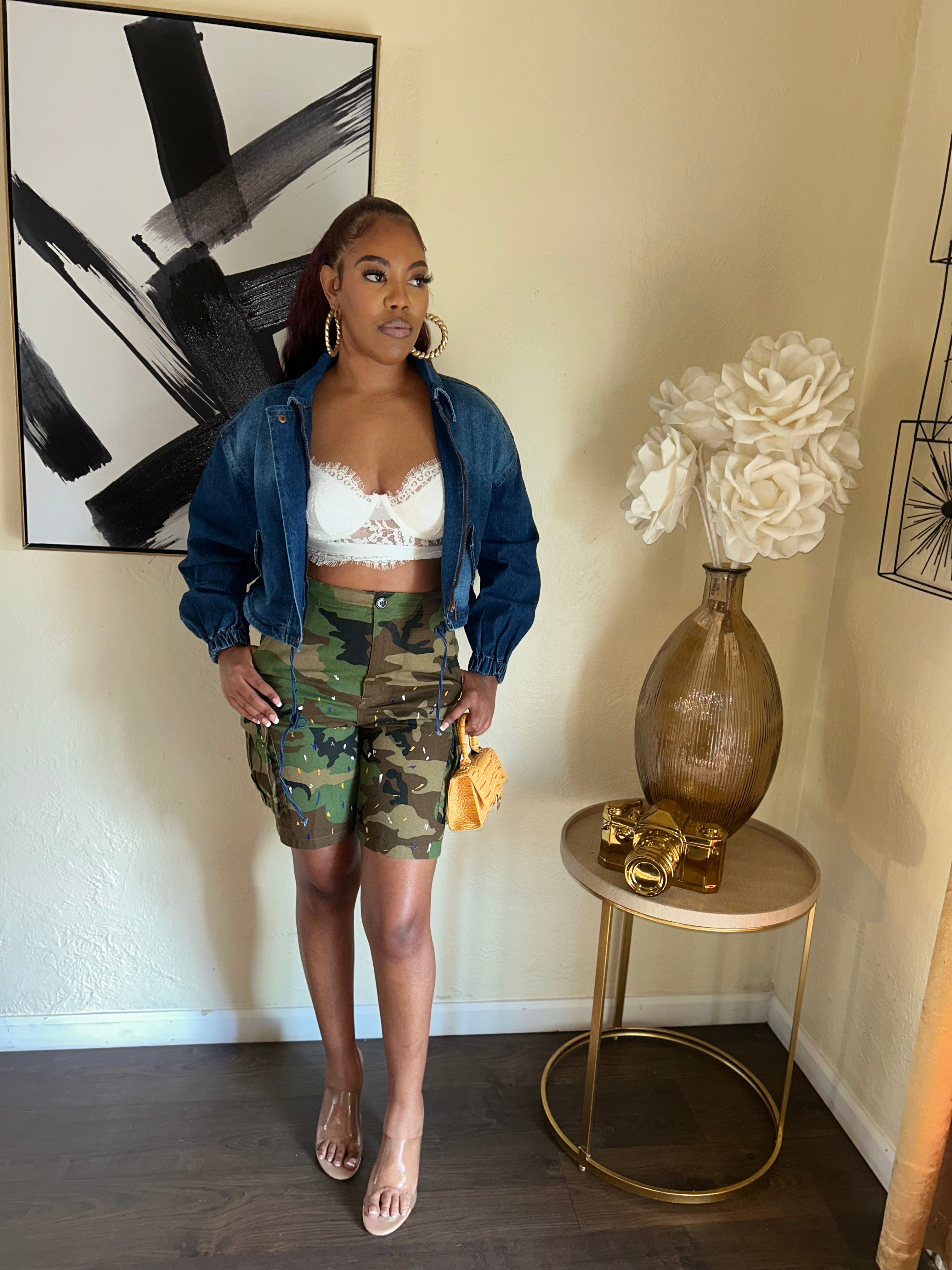 It girl denim jacket  image 2