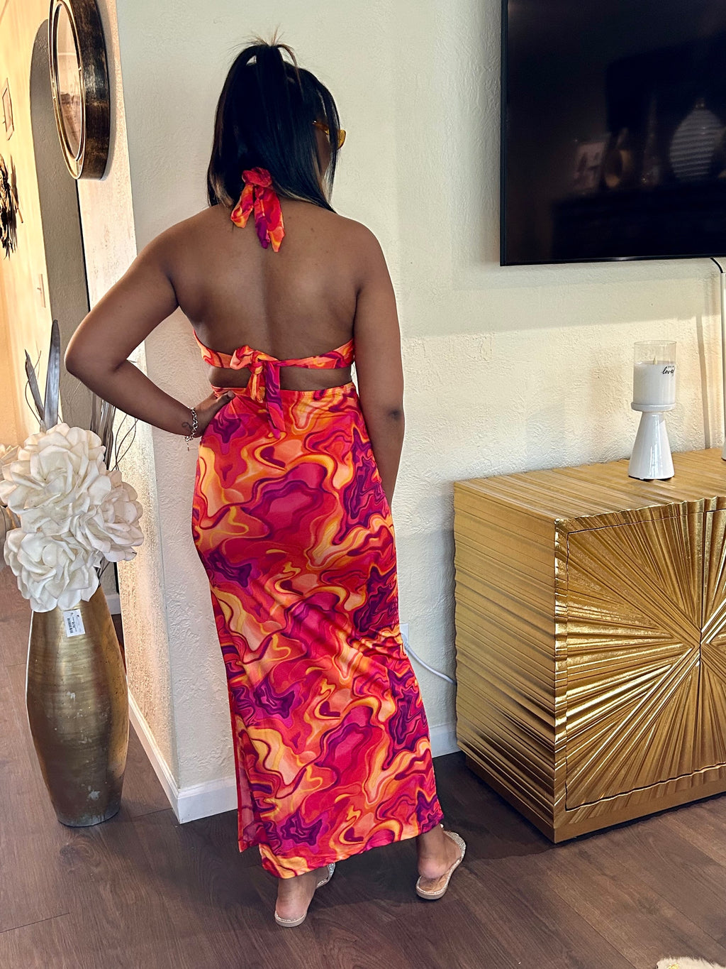 Miss red sundress  image 2