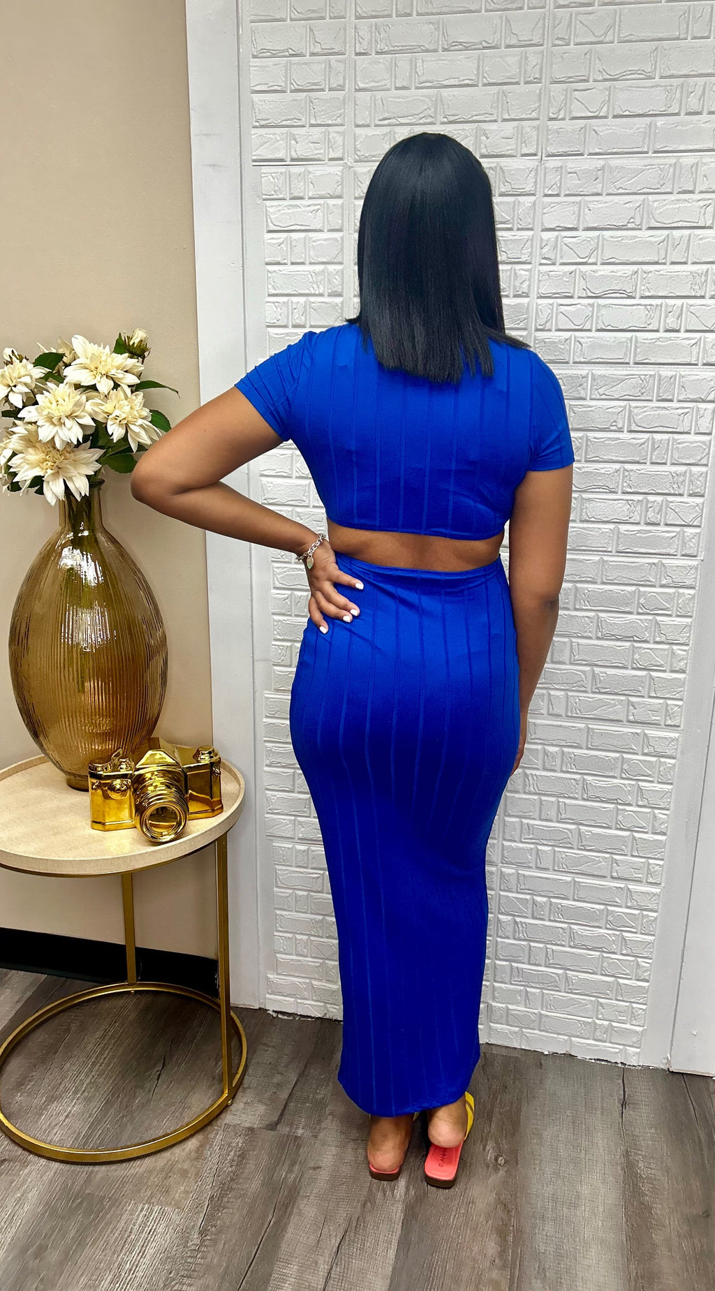 Open back sundress image 1