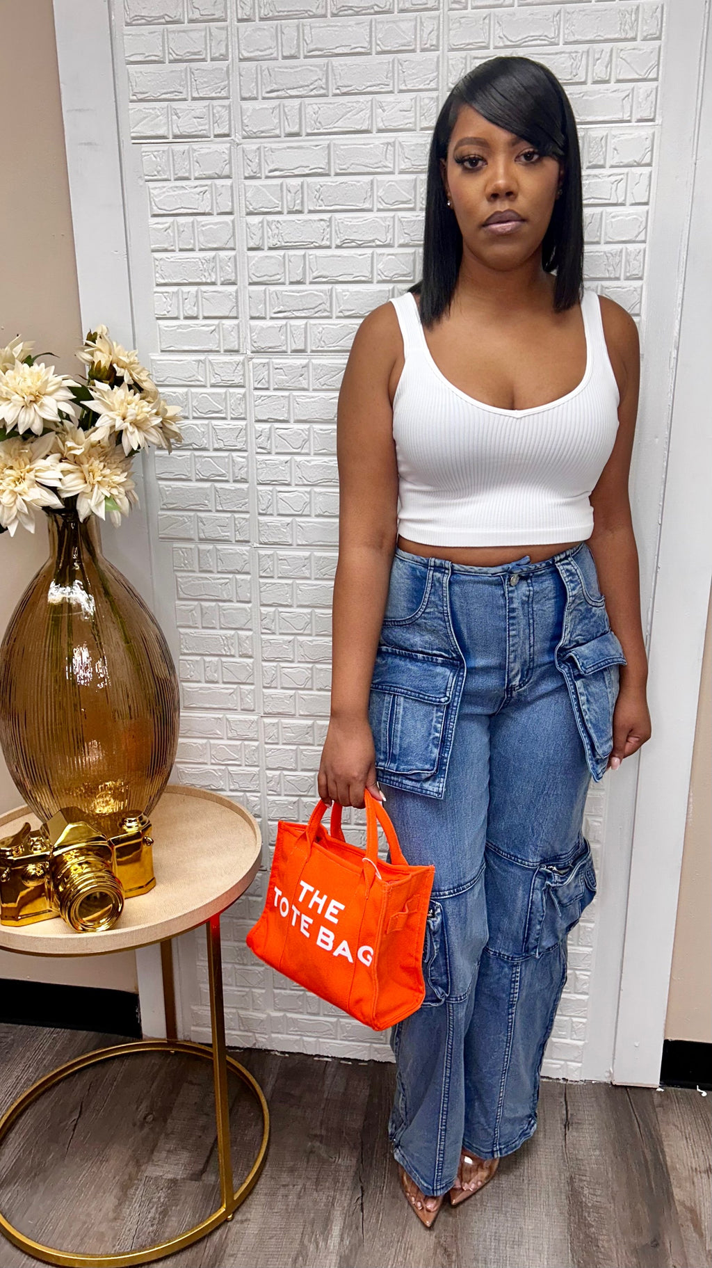 Hammer denim cargos  image 1