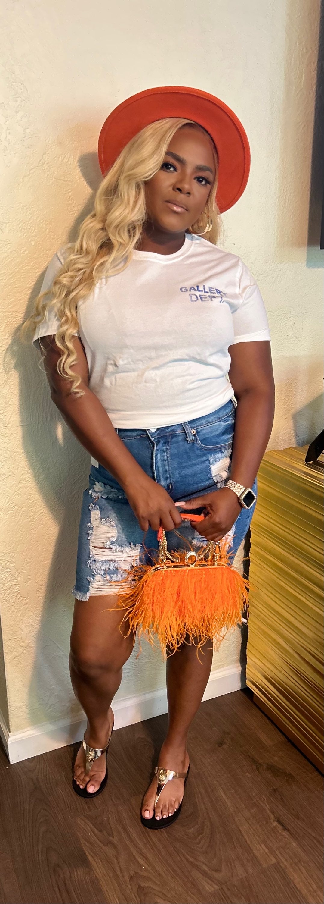 Denim Bermuda shorts image 2