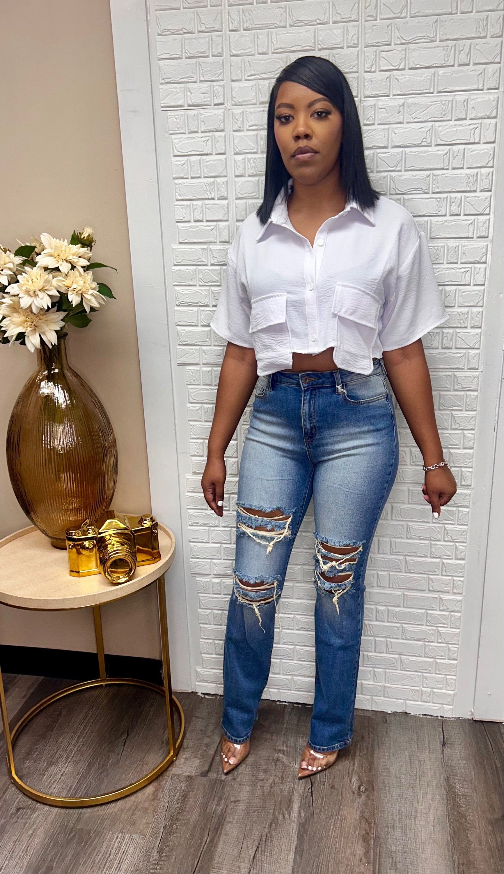 Brittany Lover’s ripped jeans image 4