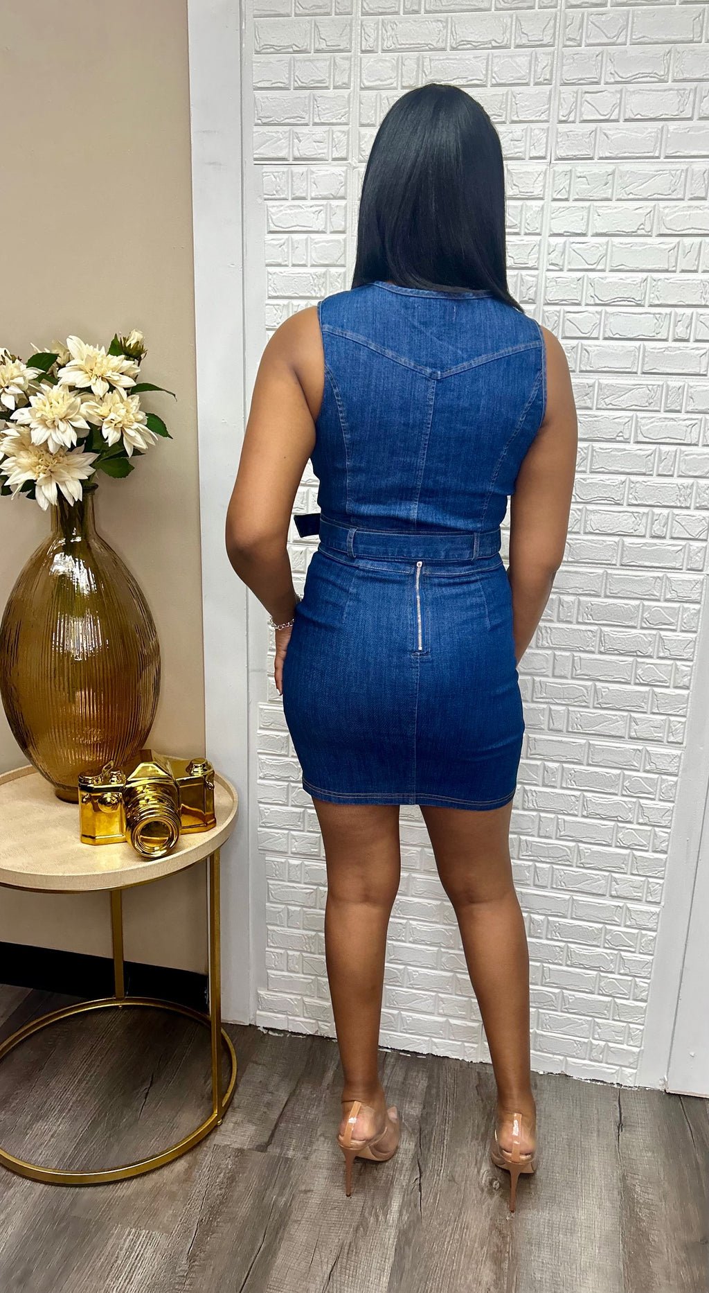 Shala denim skirt set  image 3