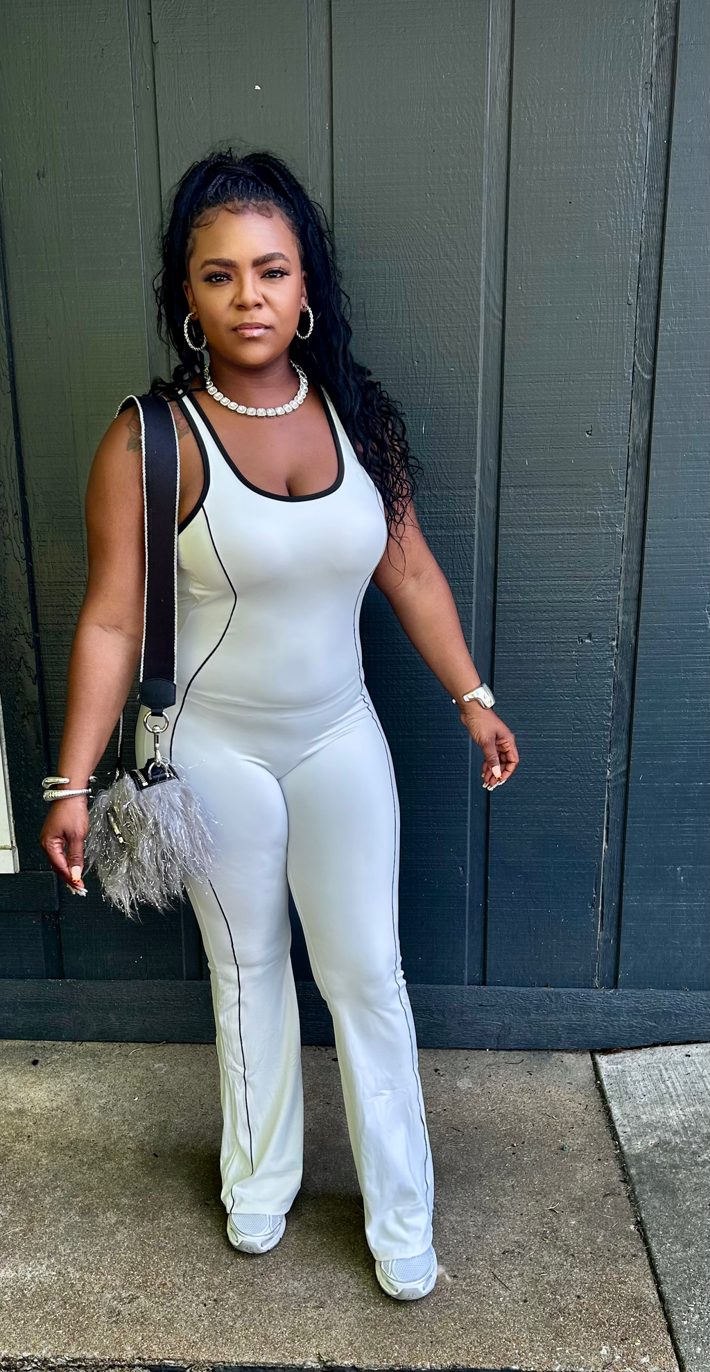 Kelsey racer back jumpsuit  image 1
