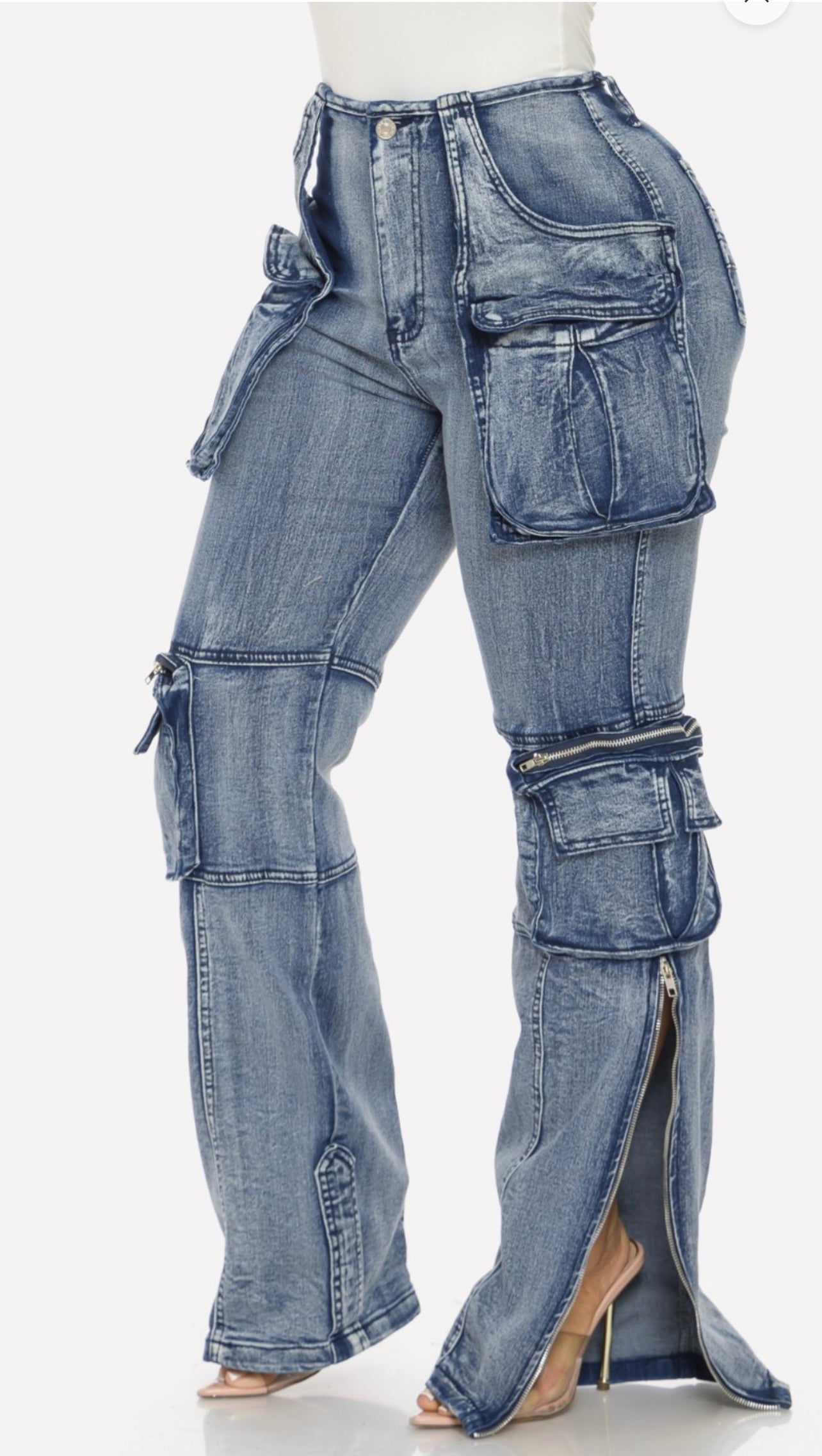 Hammer denim cargos  image 3